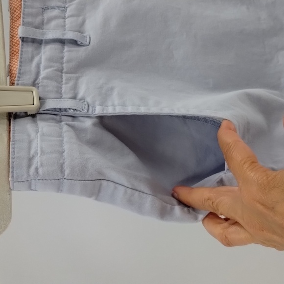Lee shorts sky blue just below the waist zip and button closure with pockets - Picture 2 of 7